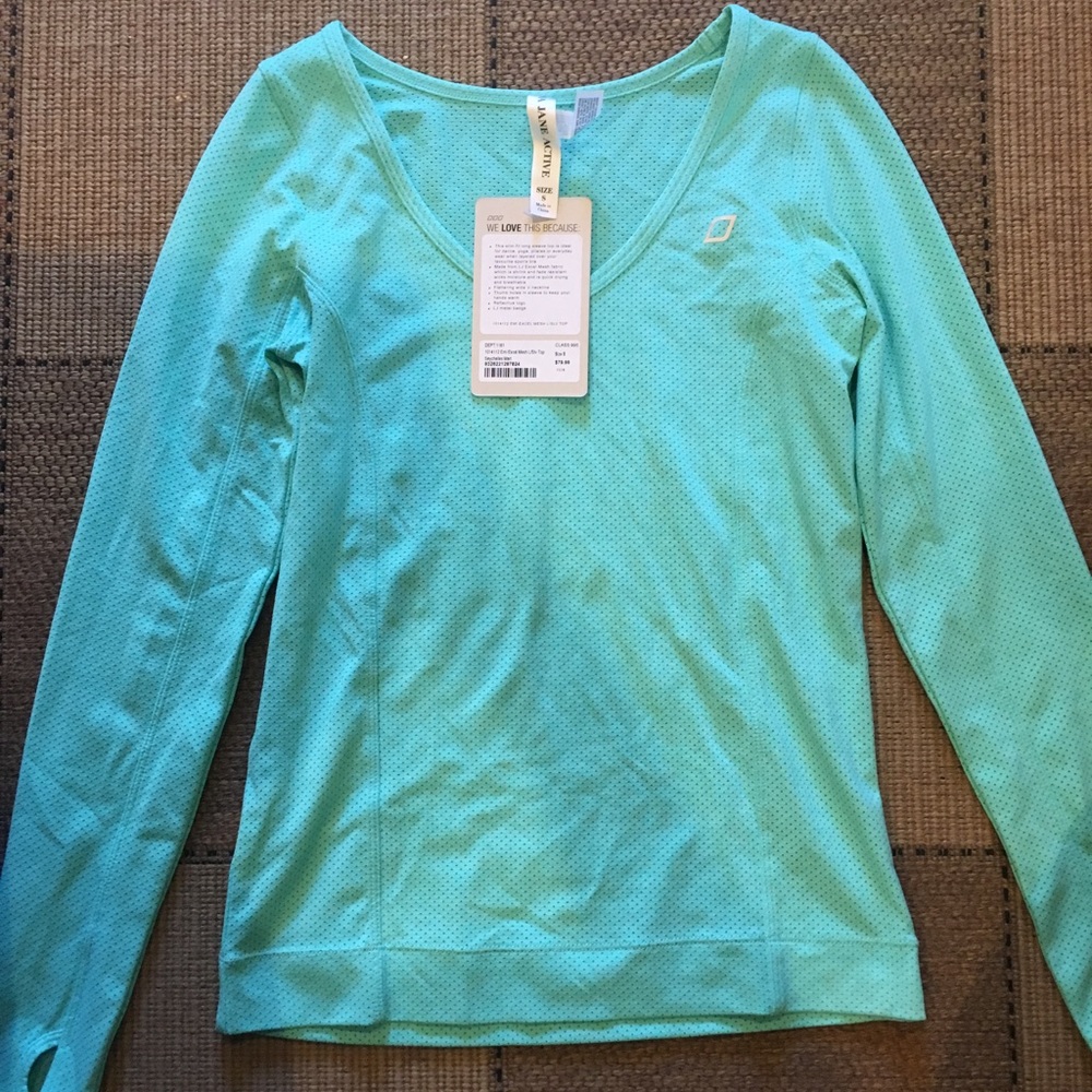 Mint Lorna Jane Workout Top